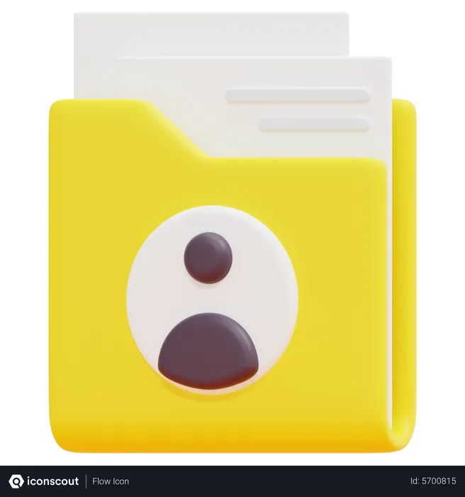 Free User Folder  3D Icon