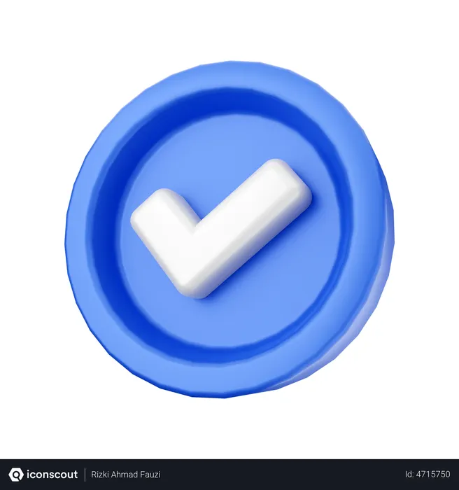 Free Verificar  3D Icon