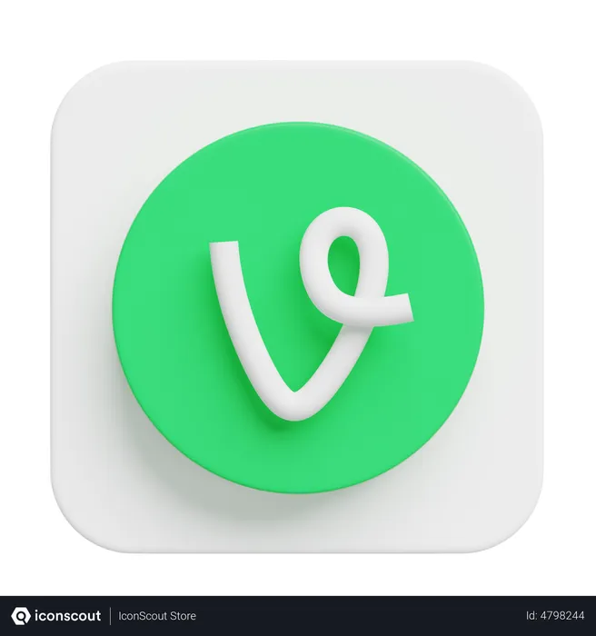 Free Vine Logo 3D Logo