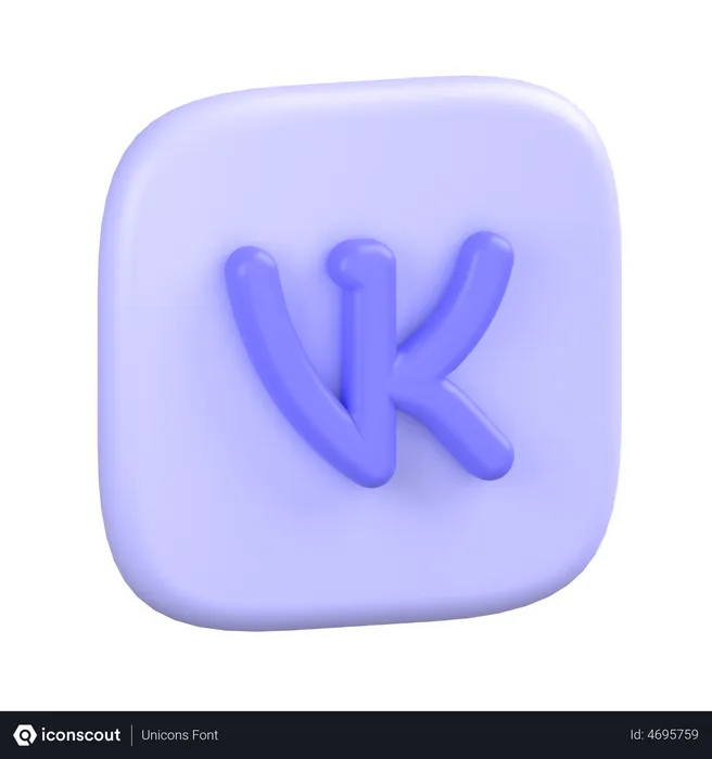 Free Vk-1 Logo 3D Icon