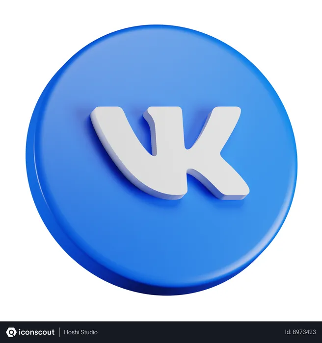 Free Vk Logo 3D Icon