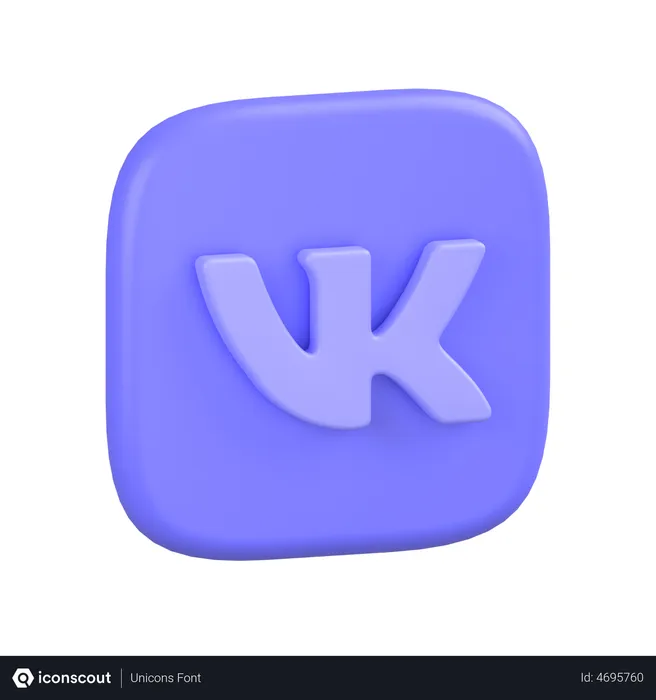 Free Vk-2 Logo 3D Icon
