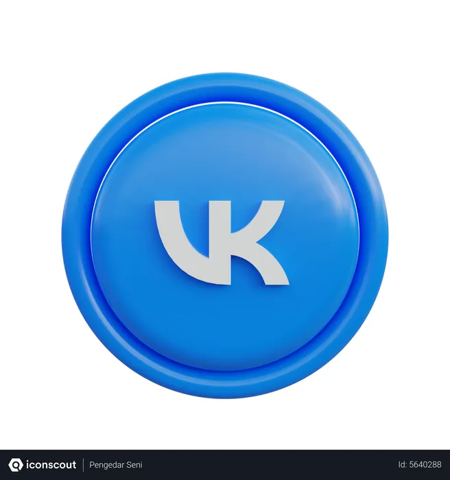 Free Vk Logo 3D Icon