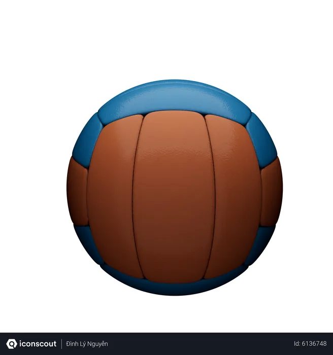 Free Volleyball  3D Icon