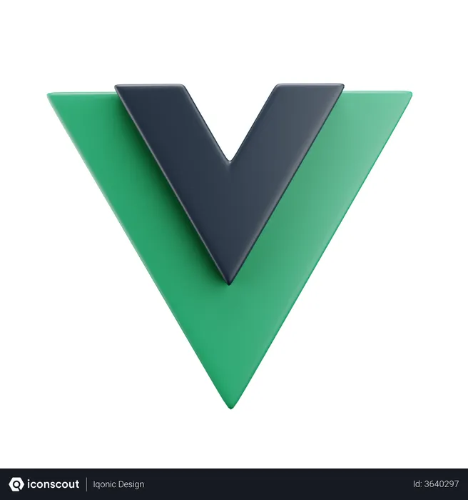 Free Vuejs Logo 3D Logo