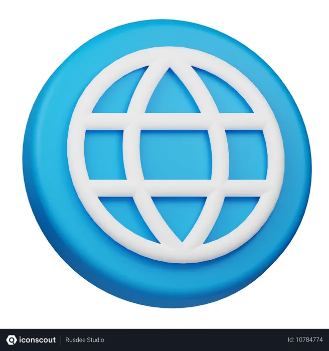 Free Website  3D Icon