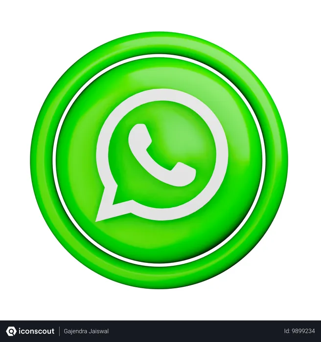 Free Whatsaap Logo Logo 3D Icon