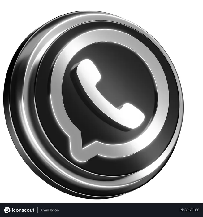 Free WhatsApp Logo 3D Icon