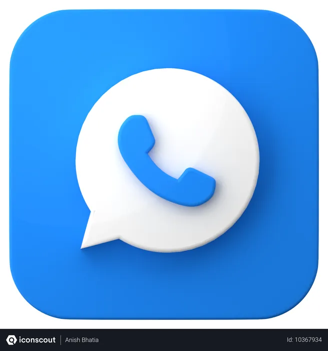 Free WhatsApp Logo 3D Icon