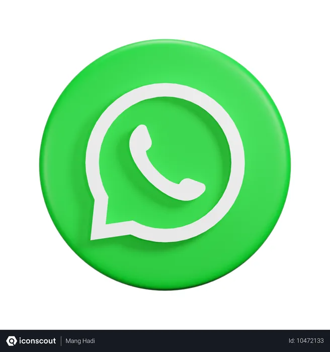 Free Whatsapp Logo 3D Icon