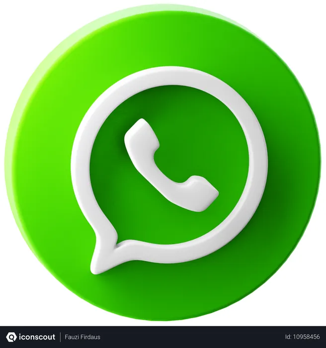 Free Whatsapp  3D Icon