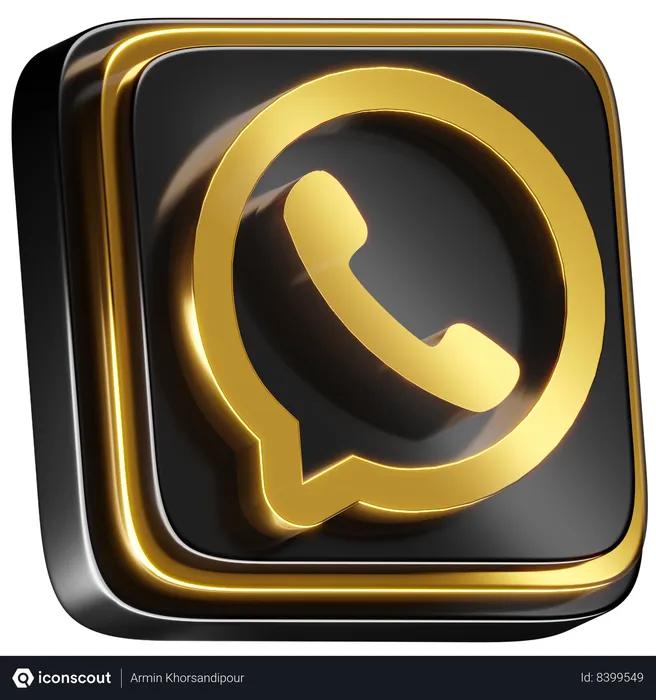 Free Whatsapp Logo 3D Icon