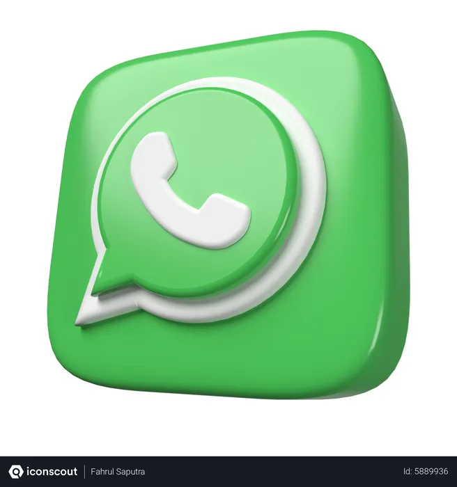 Free Whatsapp Logo 3D Icon