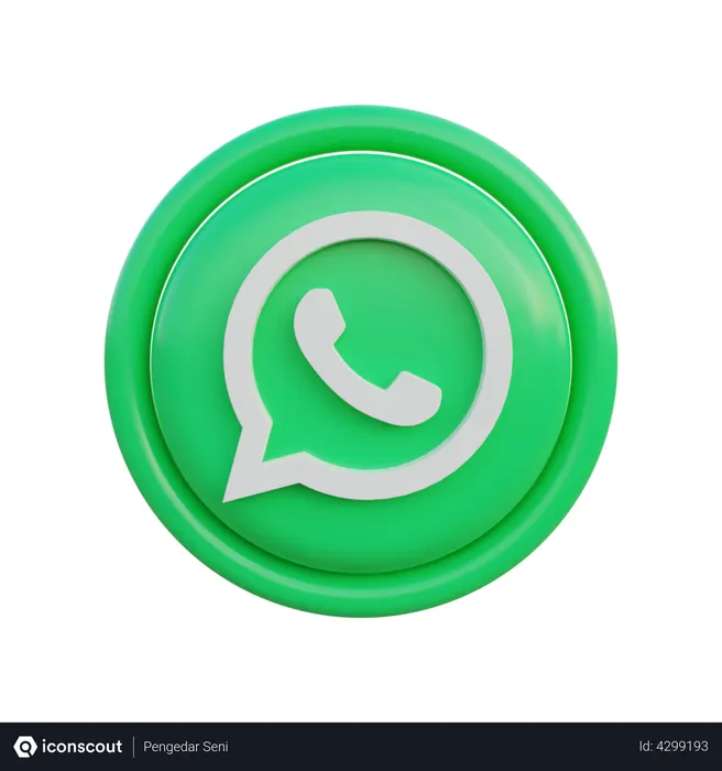 Free Whatsapp Logo 3D Icon