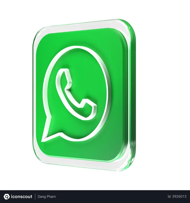 Free Whatsapp Logo 3D Logo