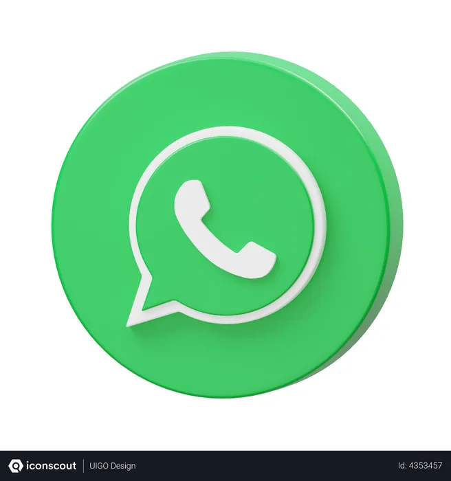 Free Whatsapp Logo 3D Logo