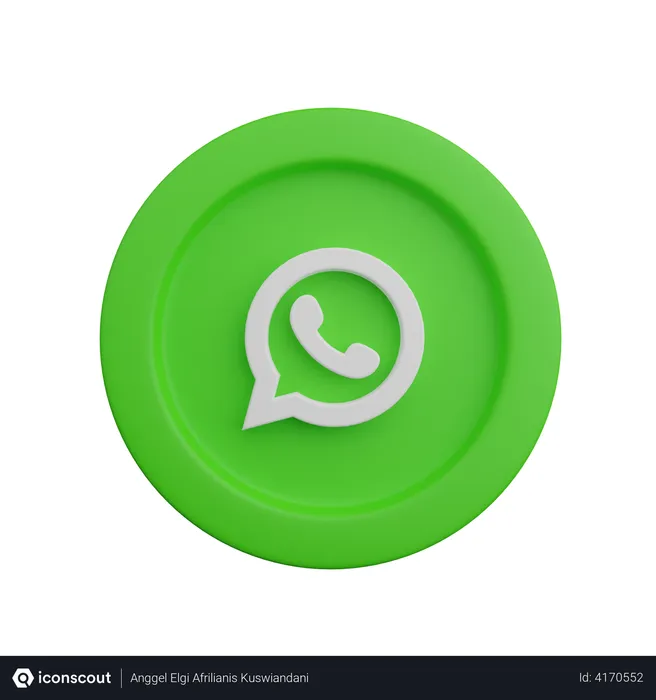 Free Whatsapp Logo 3D Logo