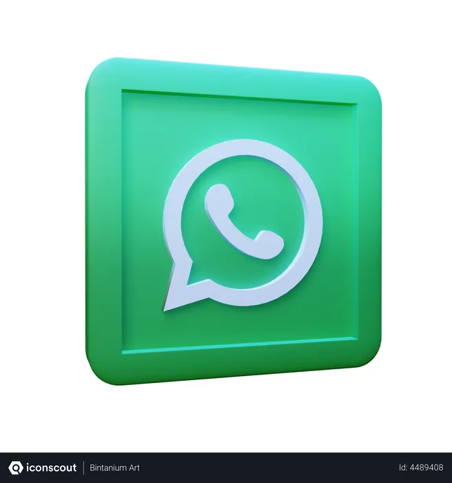 Free Whatsapp Logo 3D Logo