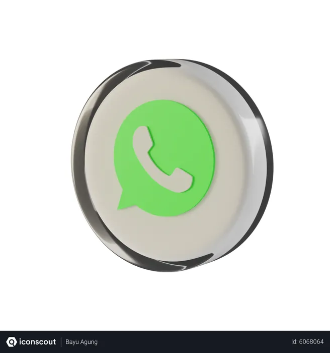 Free Whatsapp Logo 3D Icon