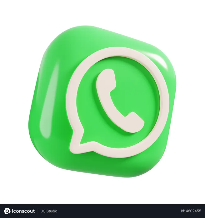 Free WhatsApp Logo Logo 3D Logo