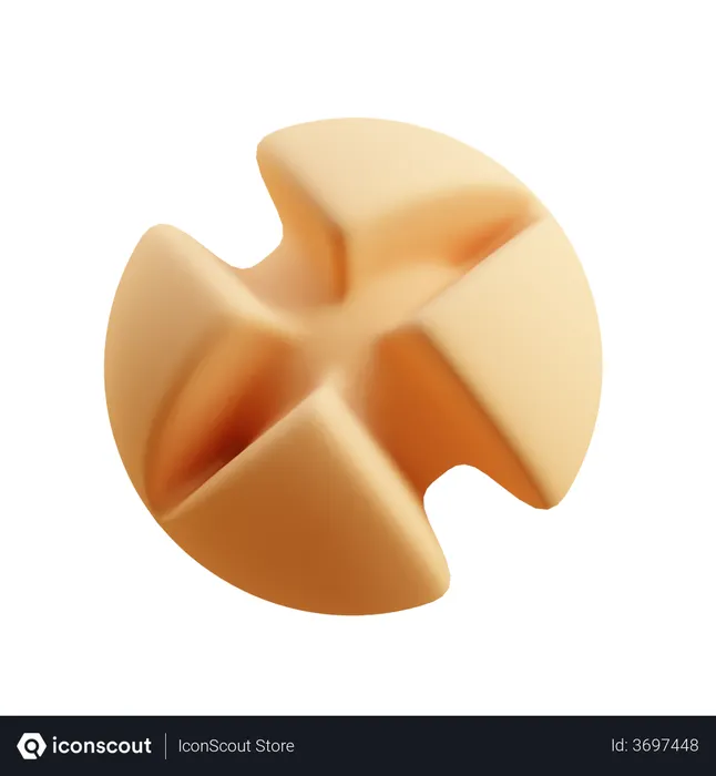 Free X boolean sphere  3D Icon