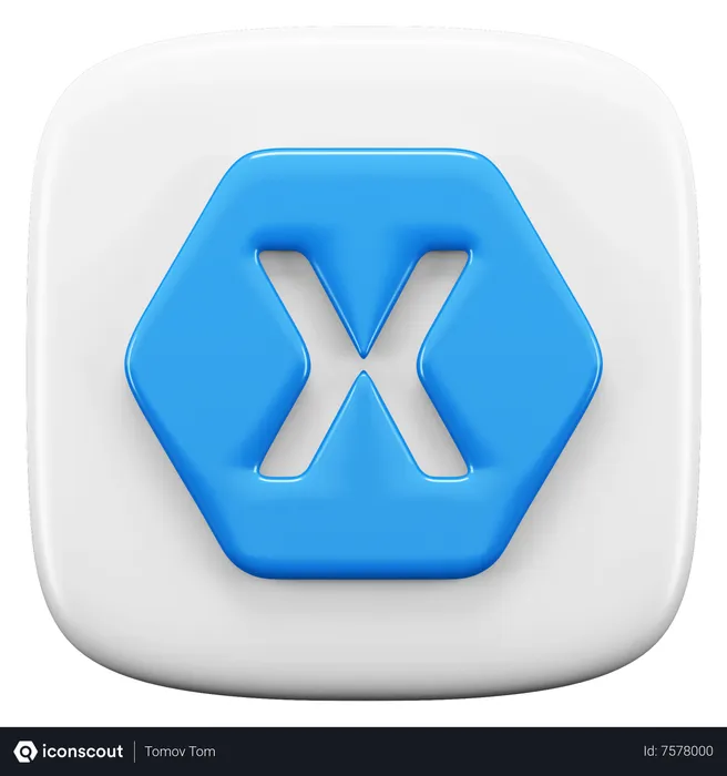 Free Xamarin Logo 3D Icon