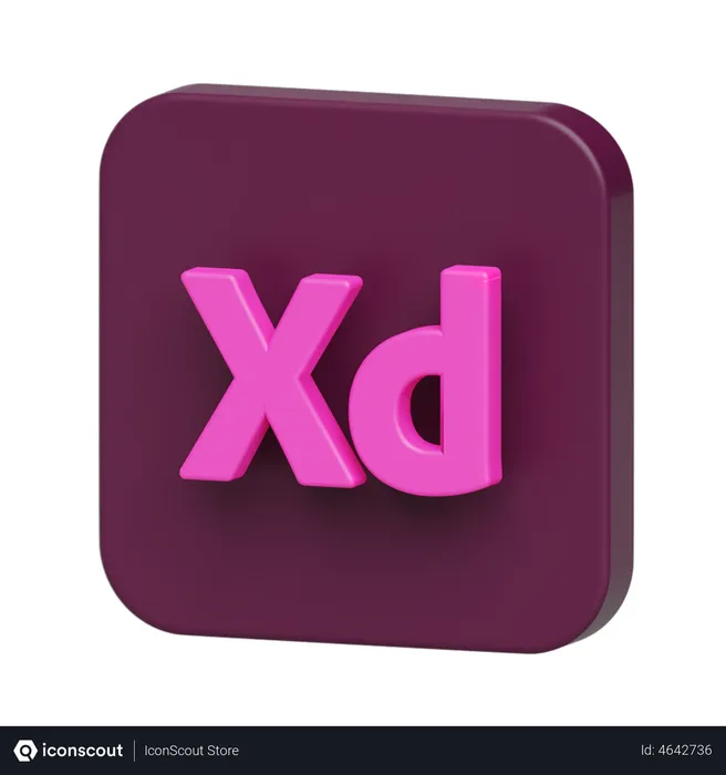 Free Xd Logo 3D Logo