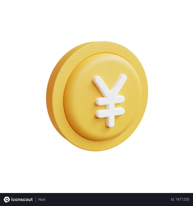 Free Yen  3D Icon