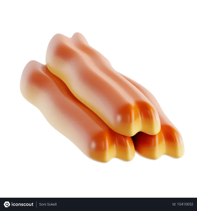 Free Youtiao  3D Icon