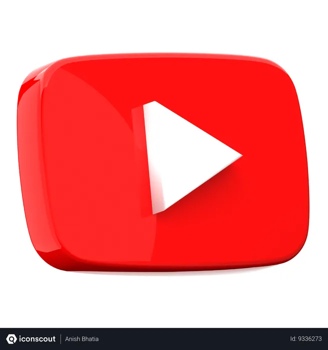 Free Youtube Logo 3D Icon