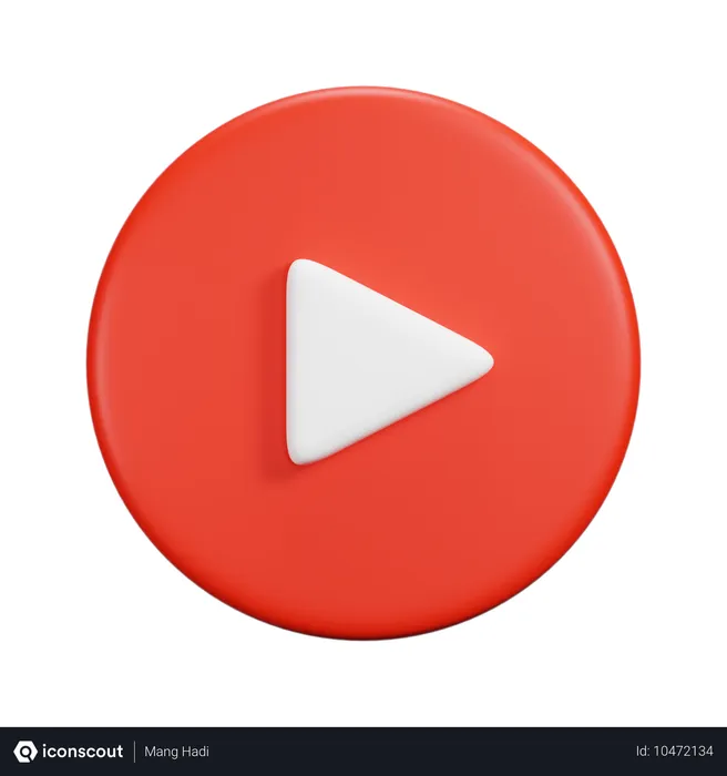 Free Youtube Logo 3D Icon