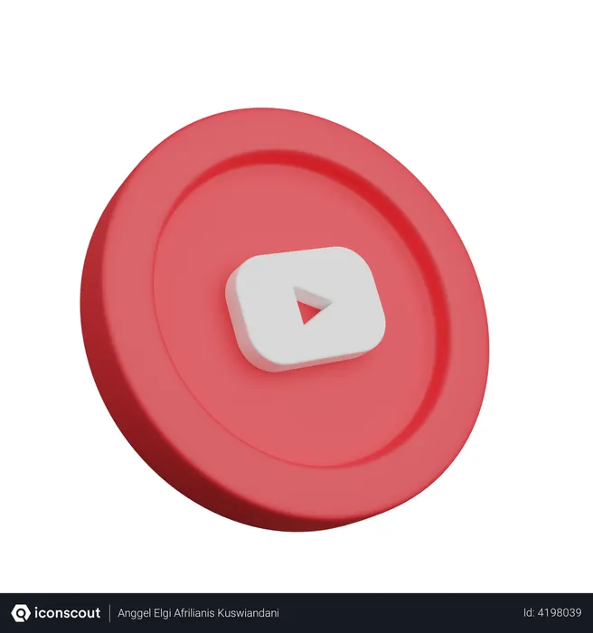 Free Youtube Logo 3D Logo