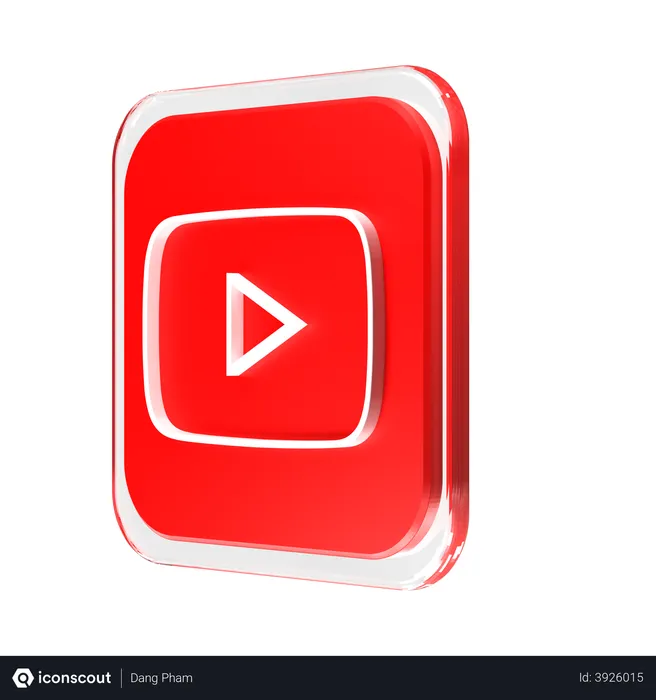 Free Youtube Logo 3D Logo