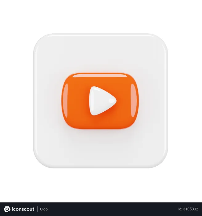 Free Youtube Logo 3D Logo