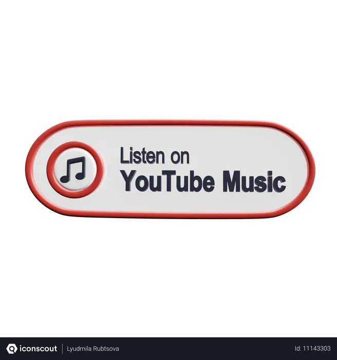 Free Musica Youtube Logo 3D Icon