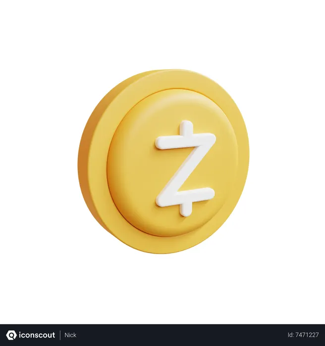 Free Z Cash  3D Icon
