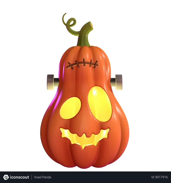 Free Halloween Pumpkin  3D Icon