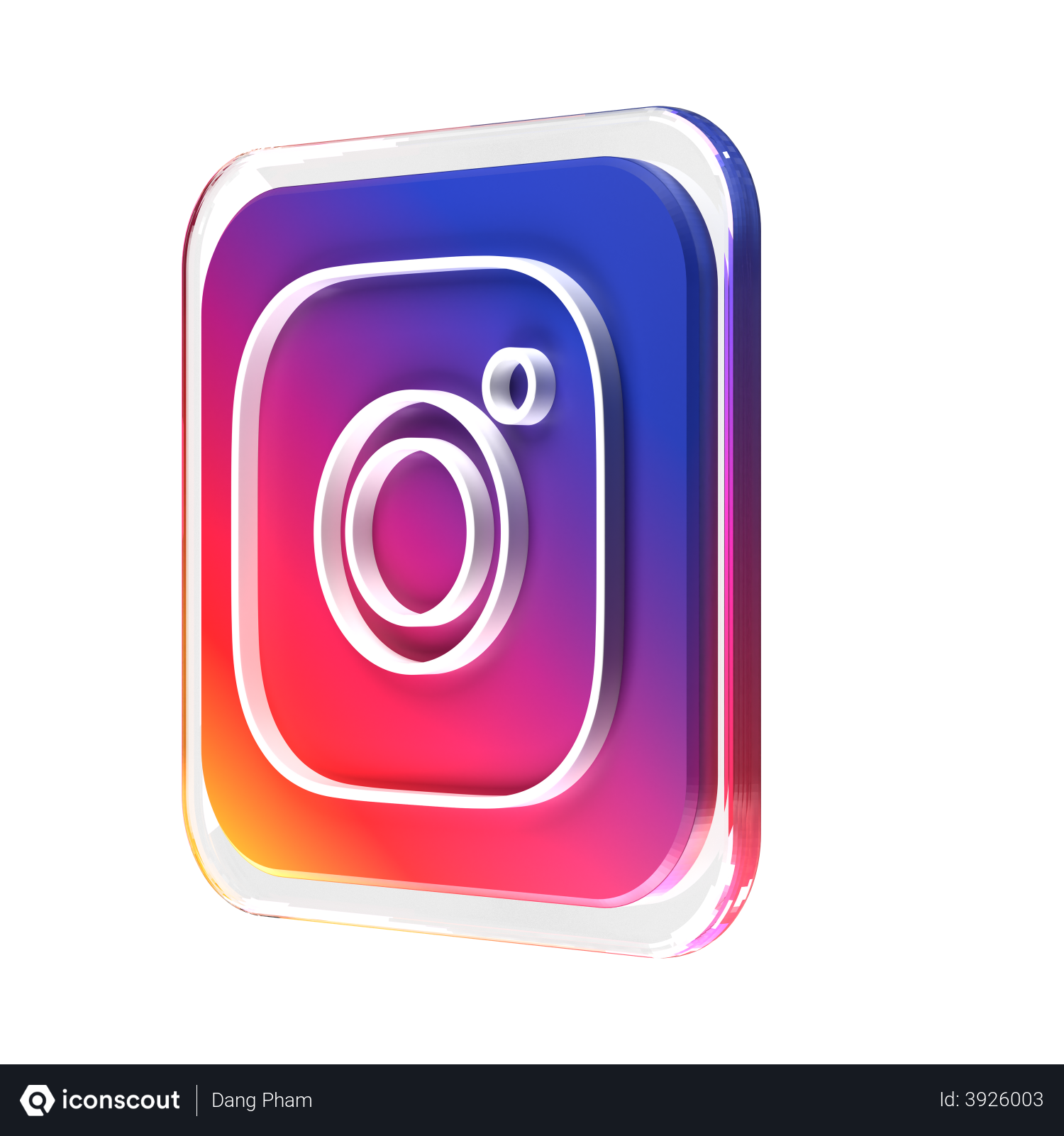 Instagram 3d Logo Photos and Images & Pictures | Shutterstock