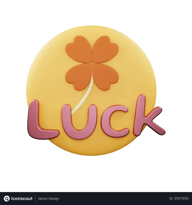 Free Luck  3D Illustration