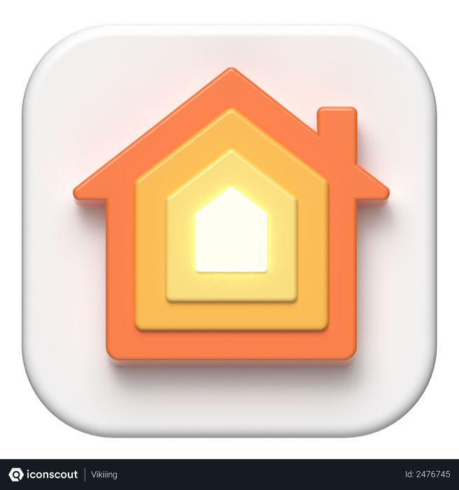 MacOS Home logo 3D Illustration