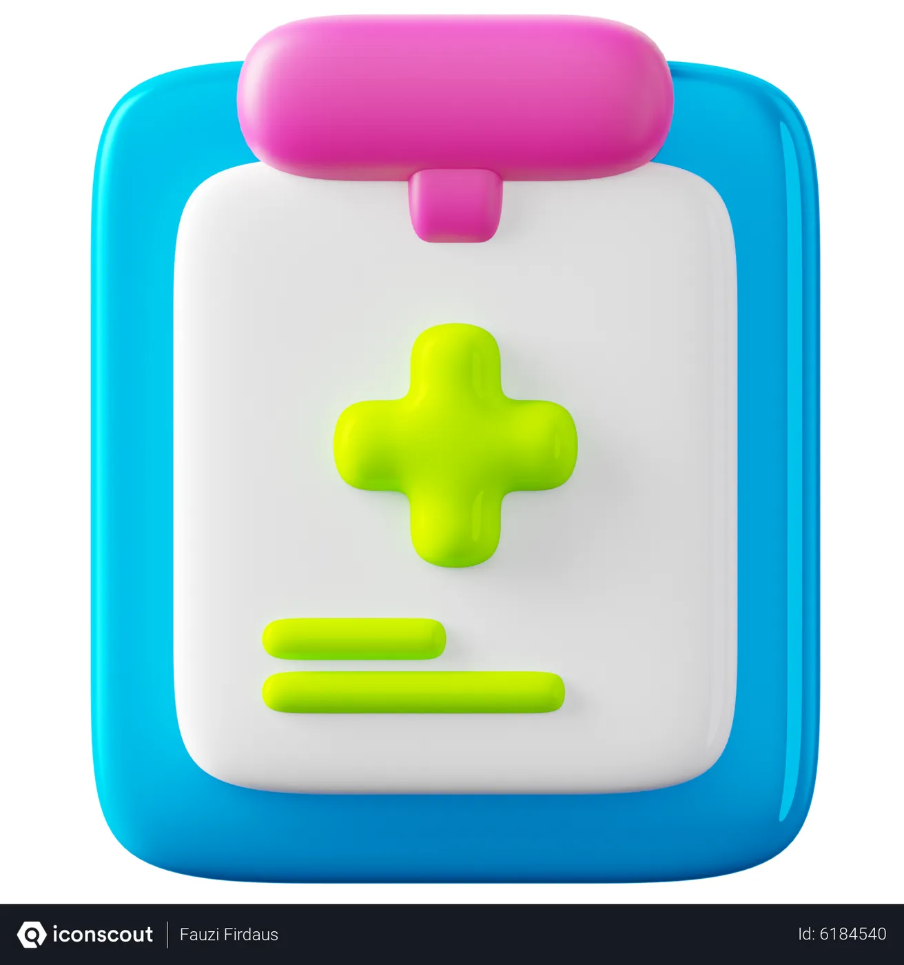 free-medical-report-3d-icon-download-in-png-obj-or-blend-format