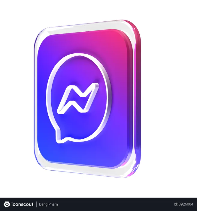 Free Messenger Logo 3D Logo