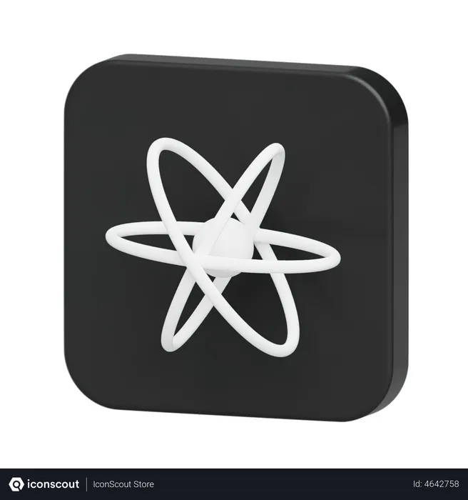 Free React Js Logo Logo 3D Logo