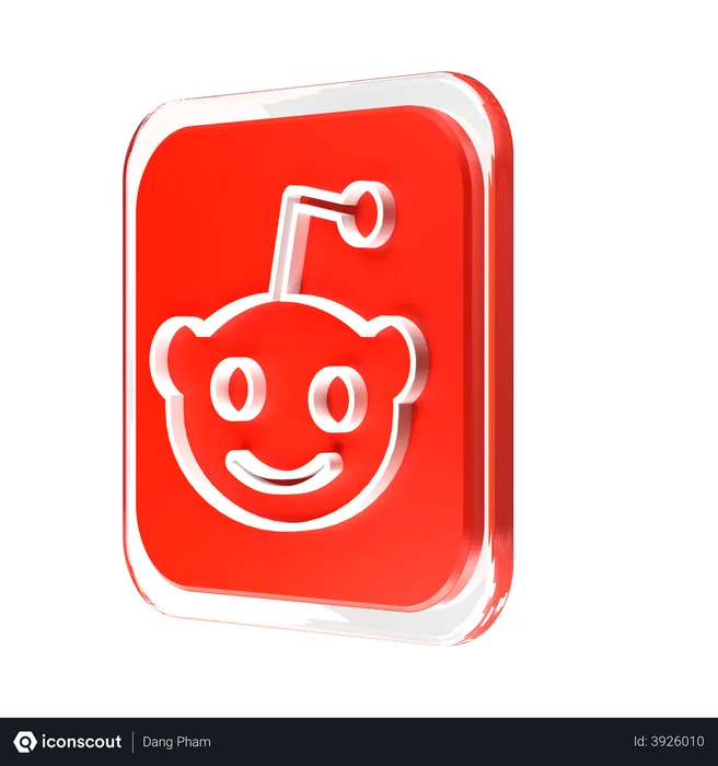 Free Reddit Logo 3D Logo