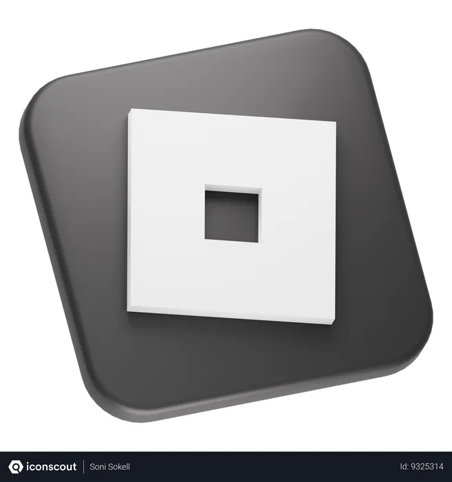 Free Roblox Logo 3D Icon