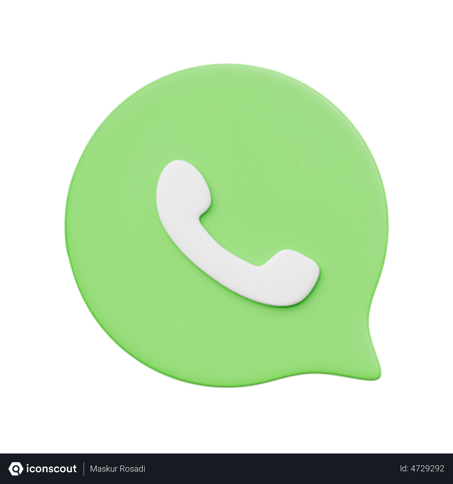 126 Whatsapp Call 3D Illustrations - Free in PNG, BLEND, glTF - IconScout