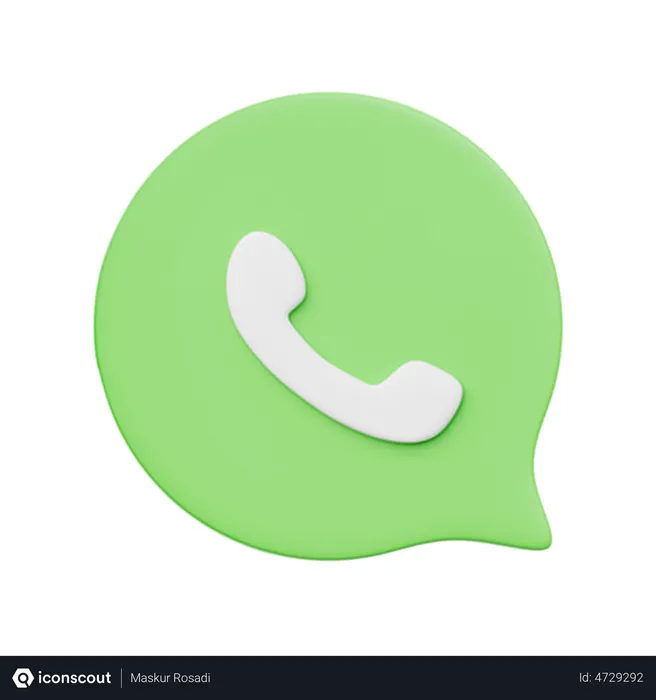 Free Whatsapp Logo 3D Logo
