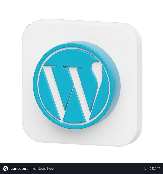 Free Word Press Logo Logo 3D Logo