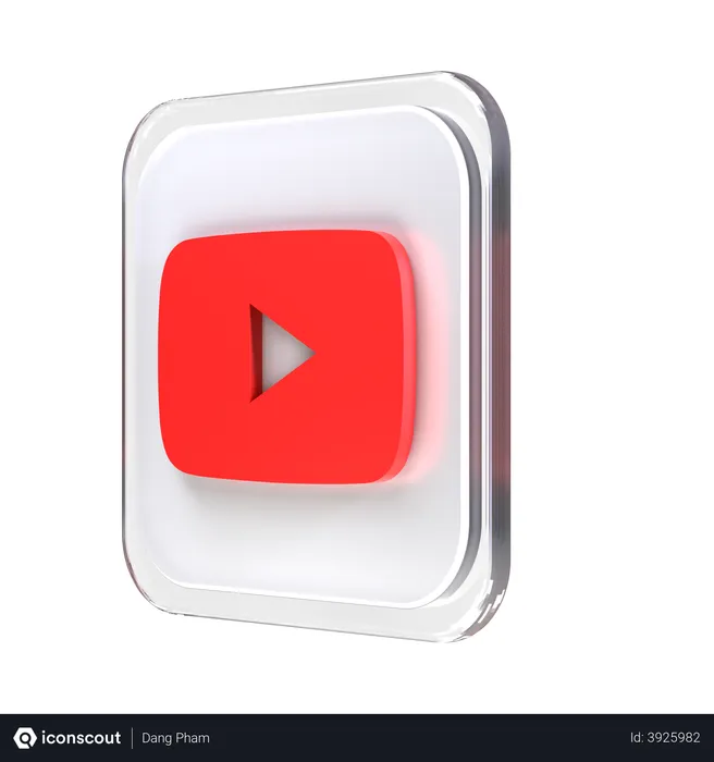Free Youtube Logo 3D Logo
