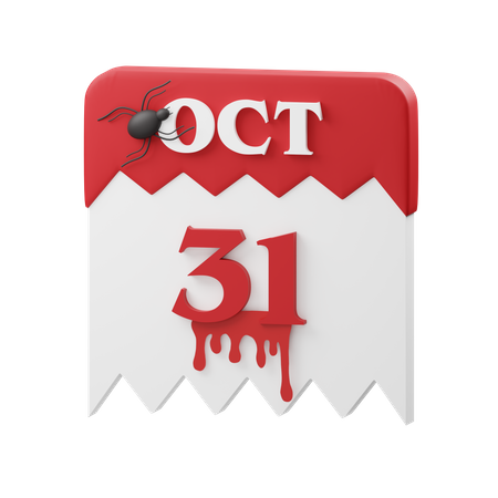 31st October 3D Icon